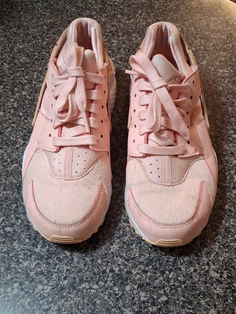 Nike Youths Pink Athletic Lace-Up Sneakers Size 6.5